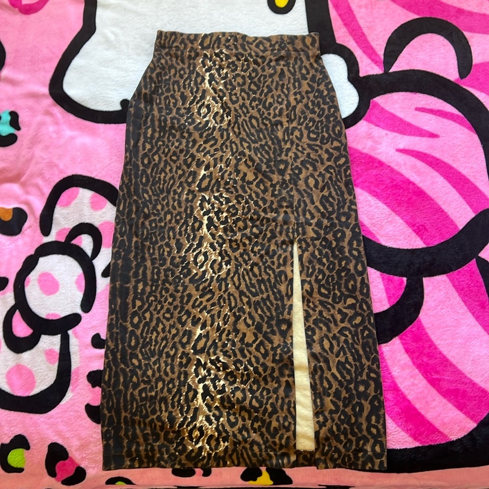 vintage 90s express tricot midi skirt